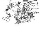 Craftsman 13196991 mower deck diagram