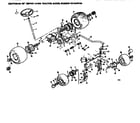Craftsman 131969930 front and rear axle breakdown diagram