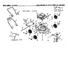 Craftsman 13197310 mower deck diagram
