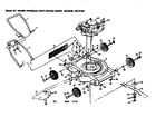 Craftsman 131973111 mower deck diagram