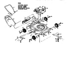 Craftsman 131973112 mower deck diagram