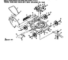 Craftsman 131973113 mower deck diagram