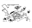 Craftsman 131973133 mower deck diagram