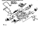 Craftsman 131973135 mower deck diagram