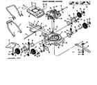 Craftsman 13197320 mower deck diagram