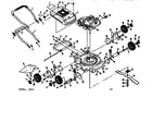 Craftsman 13197322 mower deck diagram