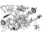 Craftsman 131973610 mower deck diagram