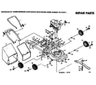 Craftsman 131973911 mower deck diagram