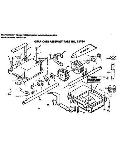 Gear case assembly