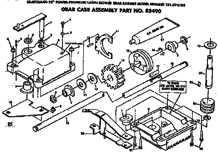 GEAR CASE ASSEMBLY