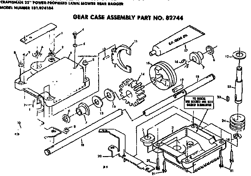 Gear case assembly