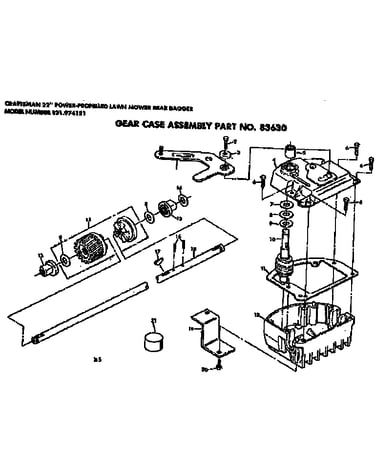 Gear case assembly