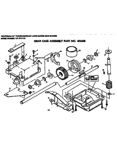 Gear case assembly