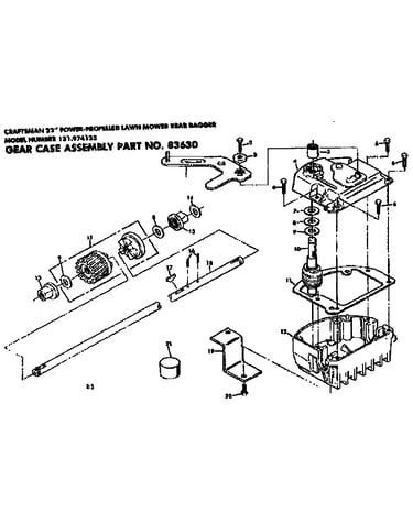 Gear case assembly