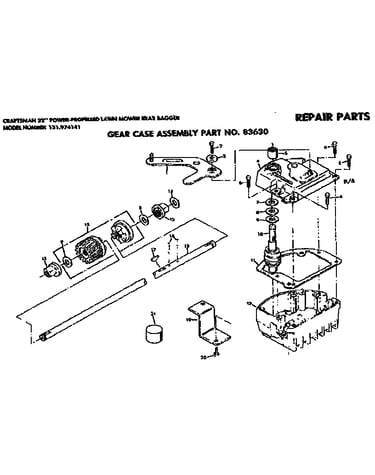 Gear case assembly
