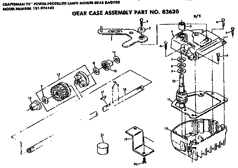 Gear case assembly