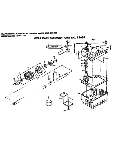 Gear case assembly