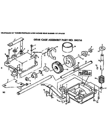 Gear case assembly
