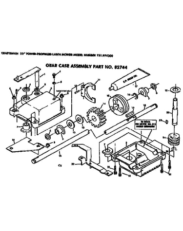 Gear case assembly