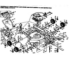 Craftsman 131975711 mower deck diagram