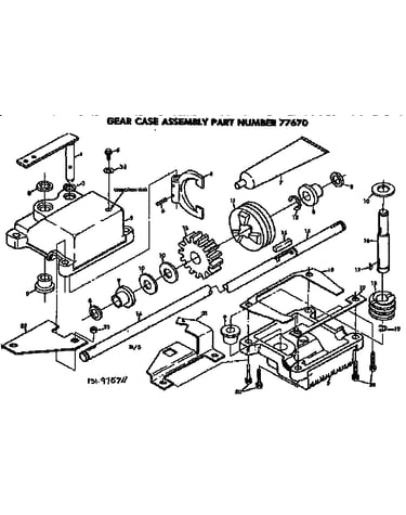 Gear case assembly