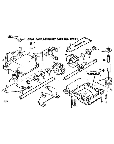Gear case assembly