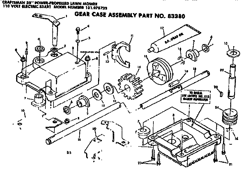 GEAR CASE ASSEMBLY