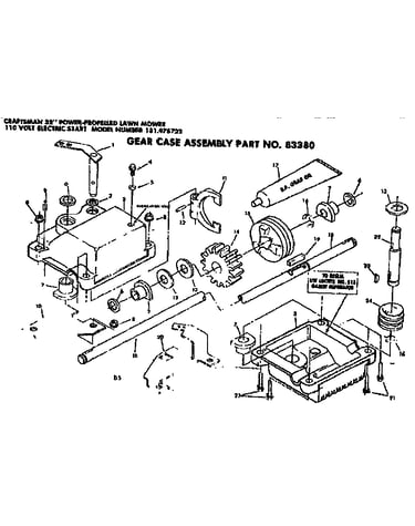 Gear case assembly