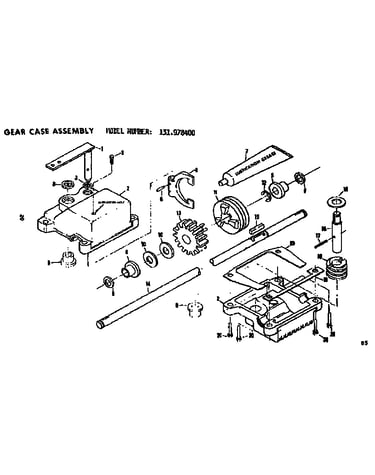 Gear case assembly