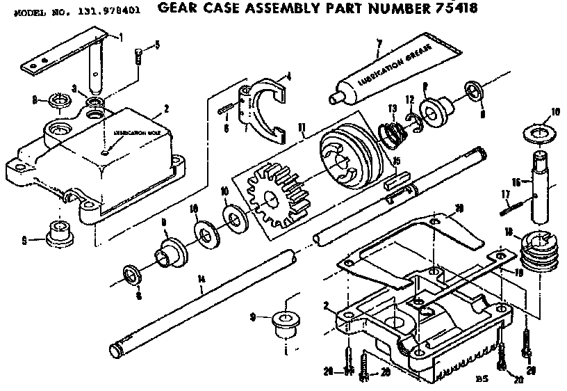 Gear case assembly