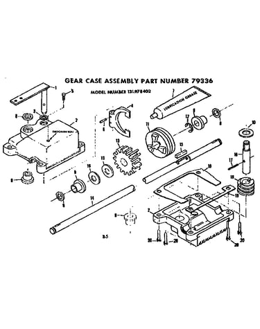 Gear case assembly