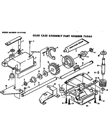 Gear case assembly