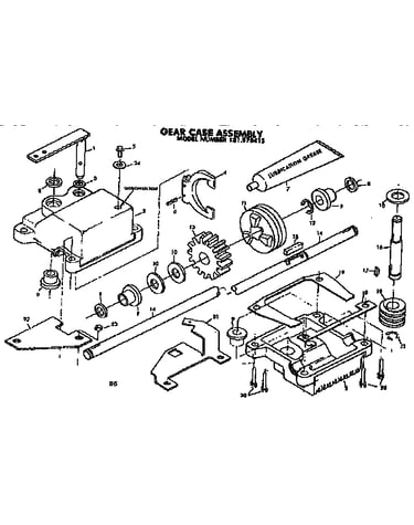 Gear case assembly
