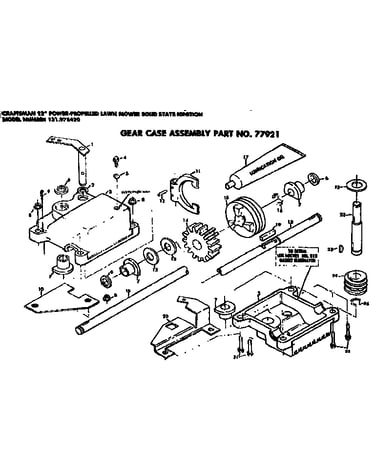 Gear case assembly