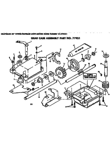 Gear case assembly