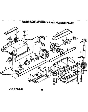 Gear case assembly
