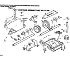 Craftsman 131978610 gear case assembly no 81106 diagram
