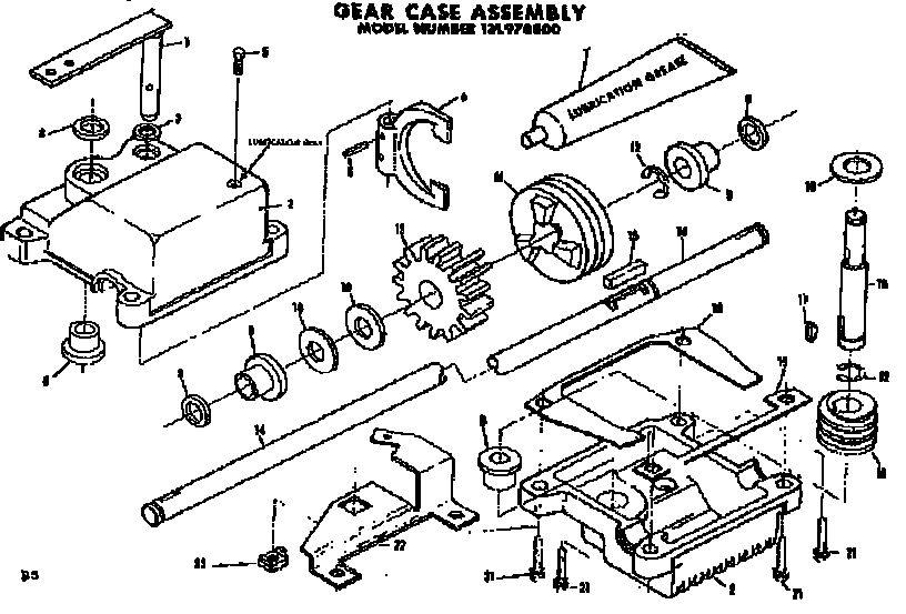 Gear case assembly