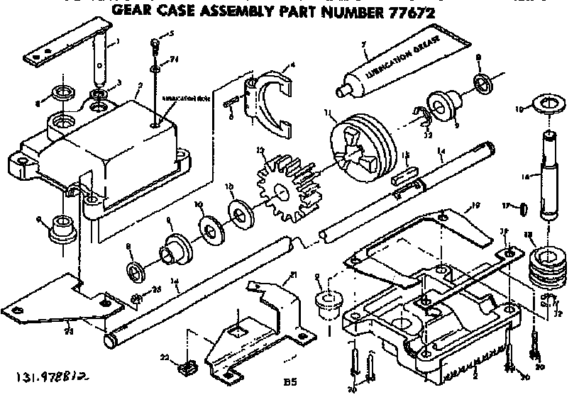 Solid state ignition/gear case asm