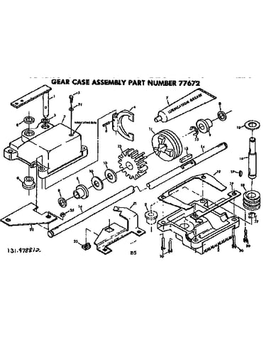 Solid state ignition/gear case asm