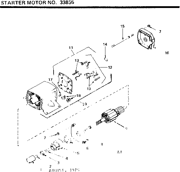 STARTER MOTOR