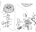 Magneto 610681A replacement parts diagram