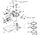 Craftsman 53681983 carburetor diagram