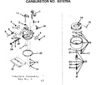 Craftsman 143654072 carburetor diagram