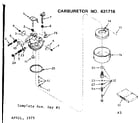 Craftsman 143255012 carburetor diagram