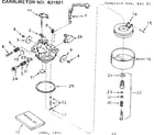 Craftsman 143664172 carburetor 631921 (71/143) diagram