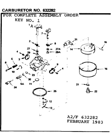 Carburetor 632282 (71/143)