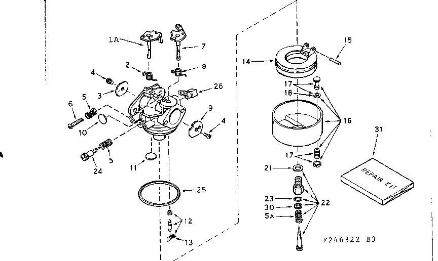 Carburetor no. 631810