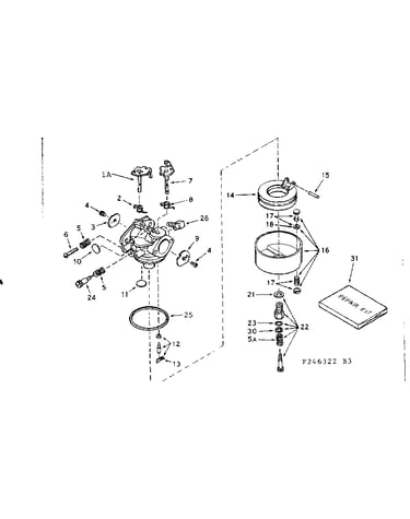 Carburetor no. 631810
