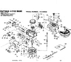 Craftsman 143264622 replacement parts diagram